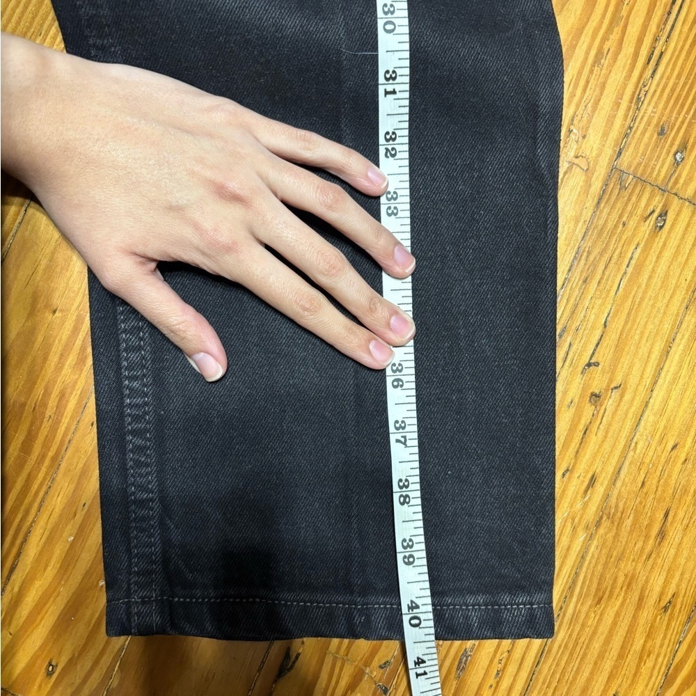 Y2K Grunge Black Levis High Waist Jeans Women’s 512 Slim Fit Straight Leg 11 JR - Picture 13 of 13